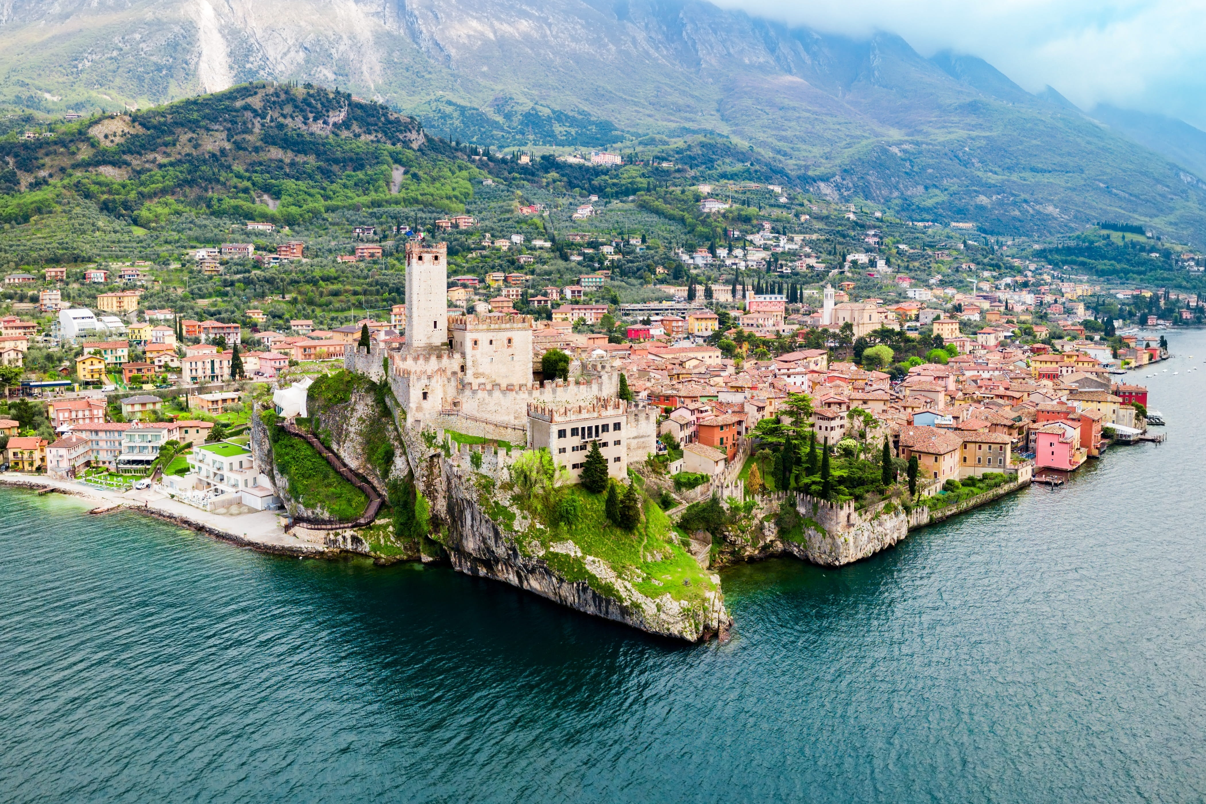 Malcesine und Scaligerburg (Castello Scaligero)